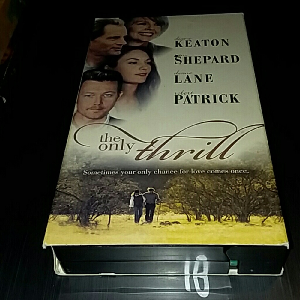 THE ONLY THRILL MOVIE VHS